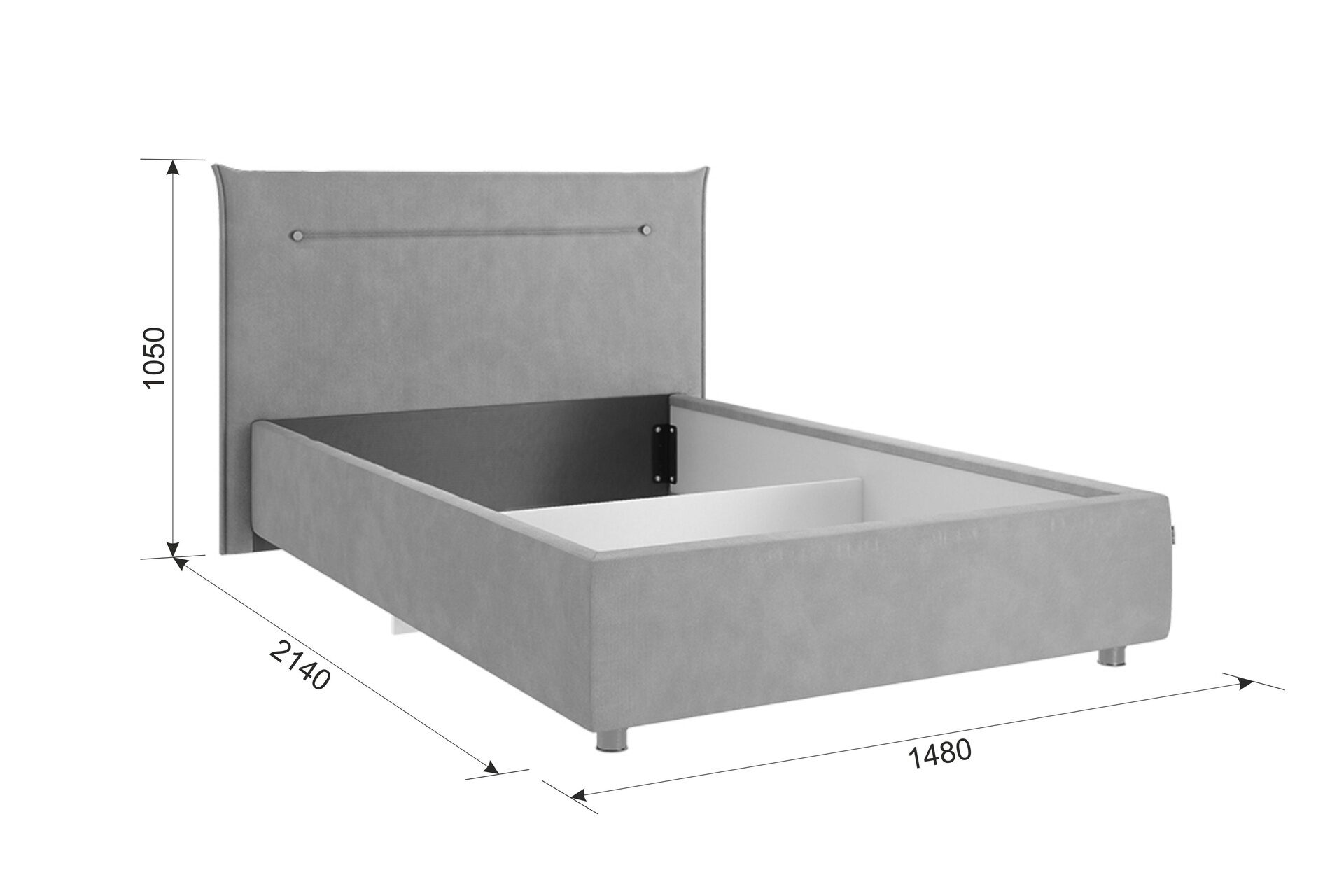 Кровать alba с подъемным механизмом 160х200