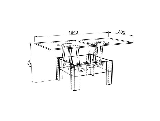 Высота кофейного столика стандарт