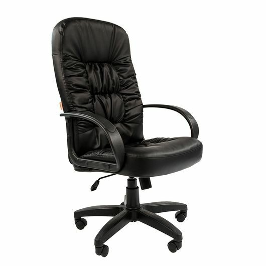 Кресло Chairman 416, экокожа черный
