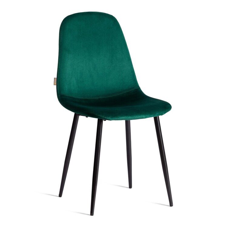Стул BREEZE (mod. JSC-58) Велюр/металл , 44 х 53 х 86 см, Green (зеленый) HLR56 / черный