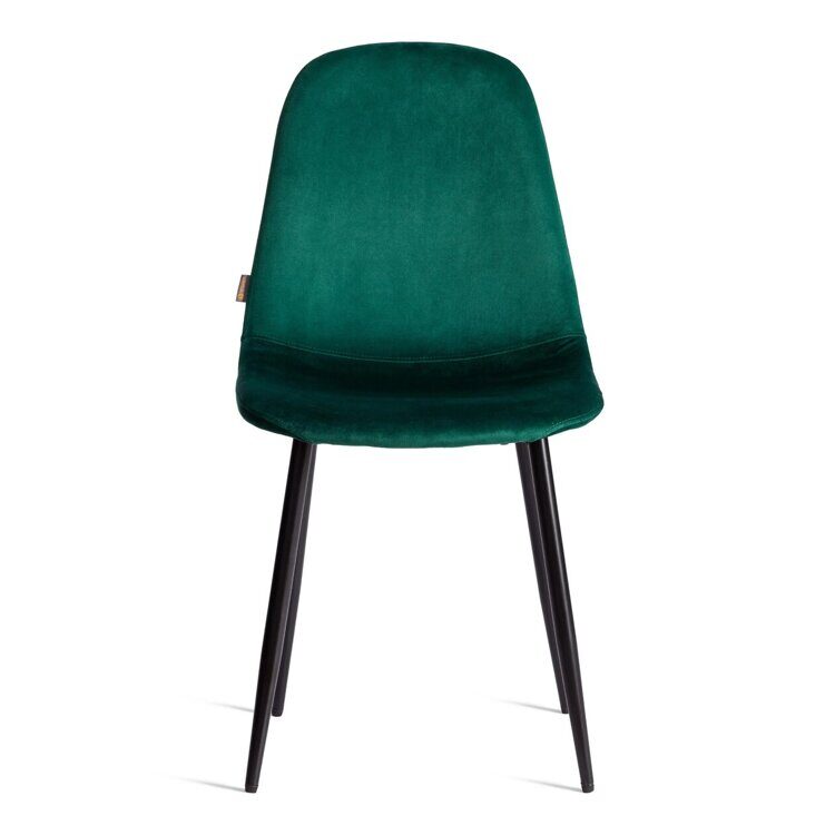 Стул BREEZE (mod. JSC-58) Велюр/металл , 44 х 53 х 86 см, Green (зеленый) HLR56 / черный