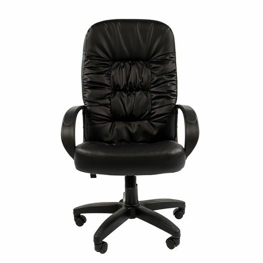 Кресло Chairman 416, экокожа черный