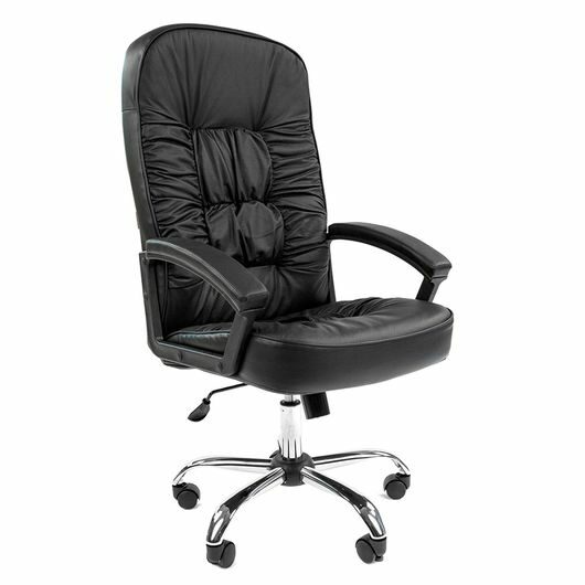 Кресло Chairman 418, экокожа PU2001-12 черный матовый Кресло Chairman 418, экокожа PU2001-12 черный матовый