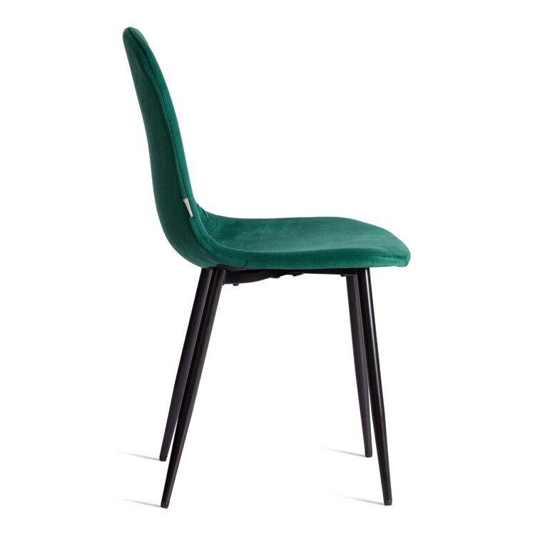 Стул BREEZE (mod. JSC-58) Велюр/металл , 44 х 53 х 86 см, Green (зеленый) HLR56 / черный