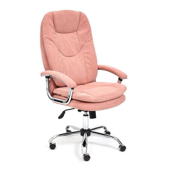 Кресло SOFTY LUX флок, розовый, 137 Кресло SOFTY LUX флок, розовый, 137