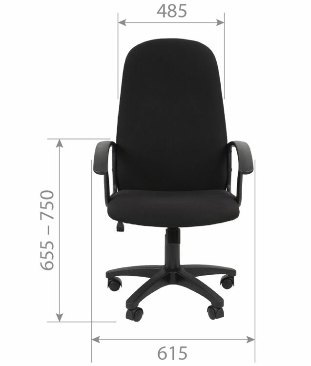 Кресло Chairman 289, OS-01 черный