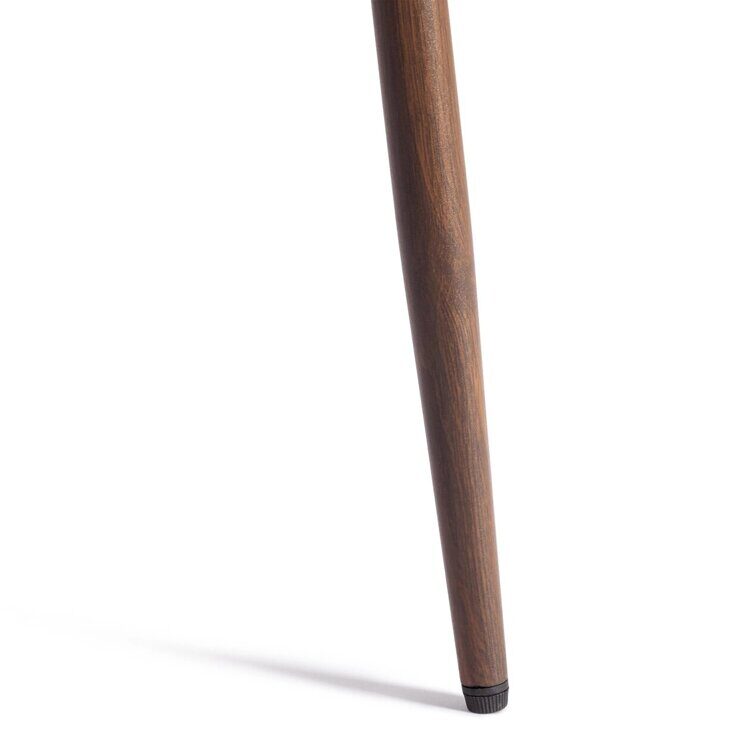Стул BREEZE (mod. JSC-58) Велюр/металл , 44 х 53 х 86 см, Dark brown (темно-коричневый) HLR11/ орех