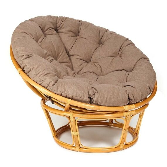 Кресло "PAPASAN" 23/01 W /с подушкой/ Honey (мед), экошерсть Коричневый, 1811-5